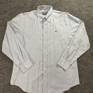 Vineyard Vines Whale Shirt 100% Cotton Men's Casual Button-Down Medium #225